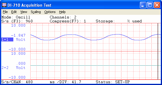 With the database created, we can import data using WinDaq /MySQL.