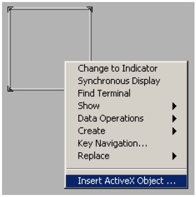 LabView - Insert ActiveX Object