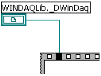 Connect WinDaq control to the Sequence