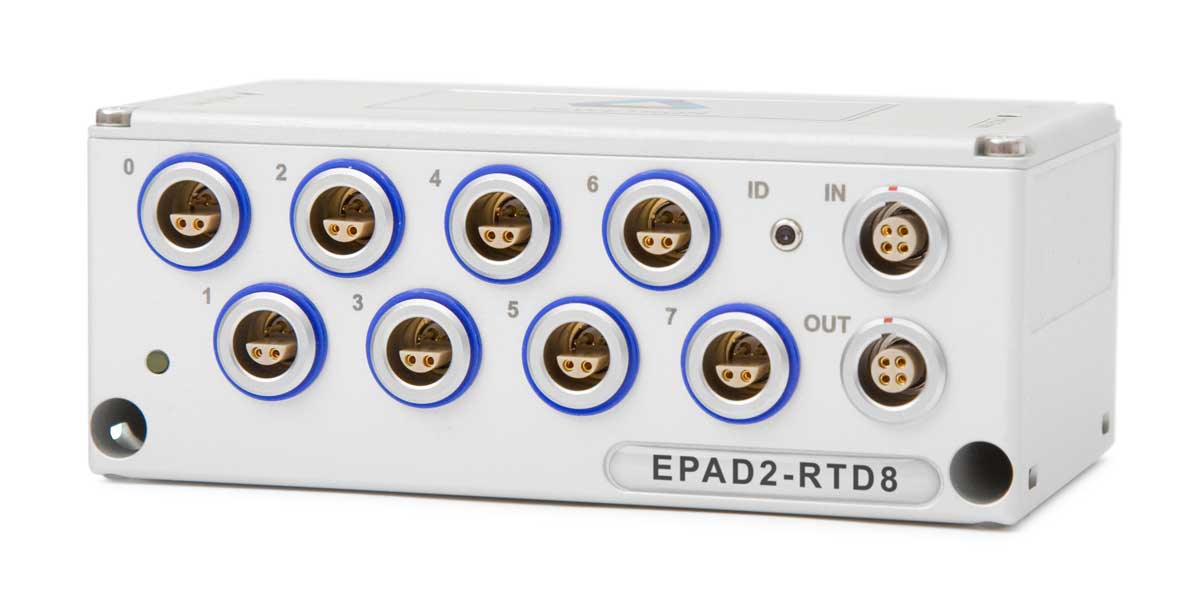EPAD2-RTD8-L1B 8-channel RTD Temperature Logger