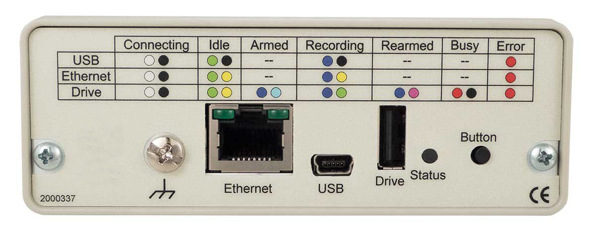 DI-4208-I DAQ and Data Logger - Rear View