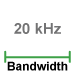This amplifier module has 20kHz bandwidth.