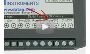 How to Use the DATAQ Instruments DI-2108 Rate Channel